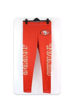 NEW San Francisco 49ers NFL Long Yoga Pants Leggings Women’s M L XL