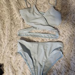 Girls Bikini Bathing Suit And Cover Up Skirt 