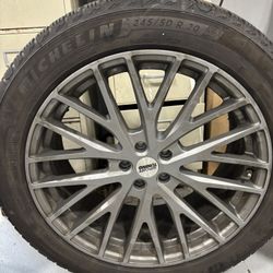 complete wheels with 245/50R20 tires