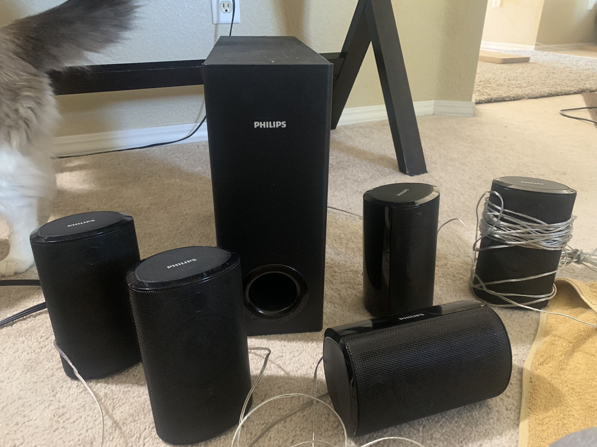 Blue ray player with surround sound