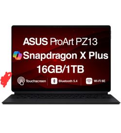 ASUS ProArt PZ13 13" OLED 3K Laptop Tablet Windows PC Snapdragon X Plus 16GB RAM 1TB SSD Surface IP521 rated