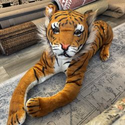Melissa & Doug Stuffed Tiger (New)
