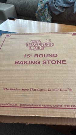Pizza 15” round baking Stone