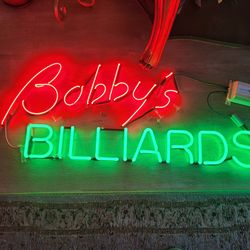 $30 neon Sign in glass