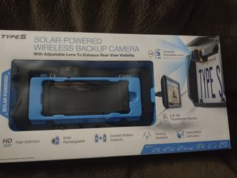 Solar Powered Wireless Backup Camera (New)