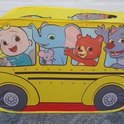 COCO Melon School Bus POP Open Tent