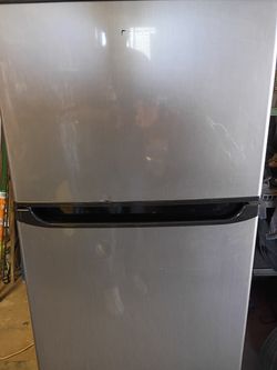 GALANZ STAINLESS STEEL REFRIGERATOR