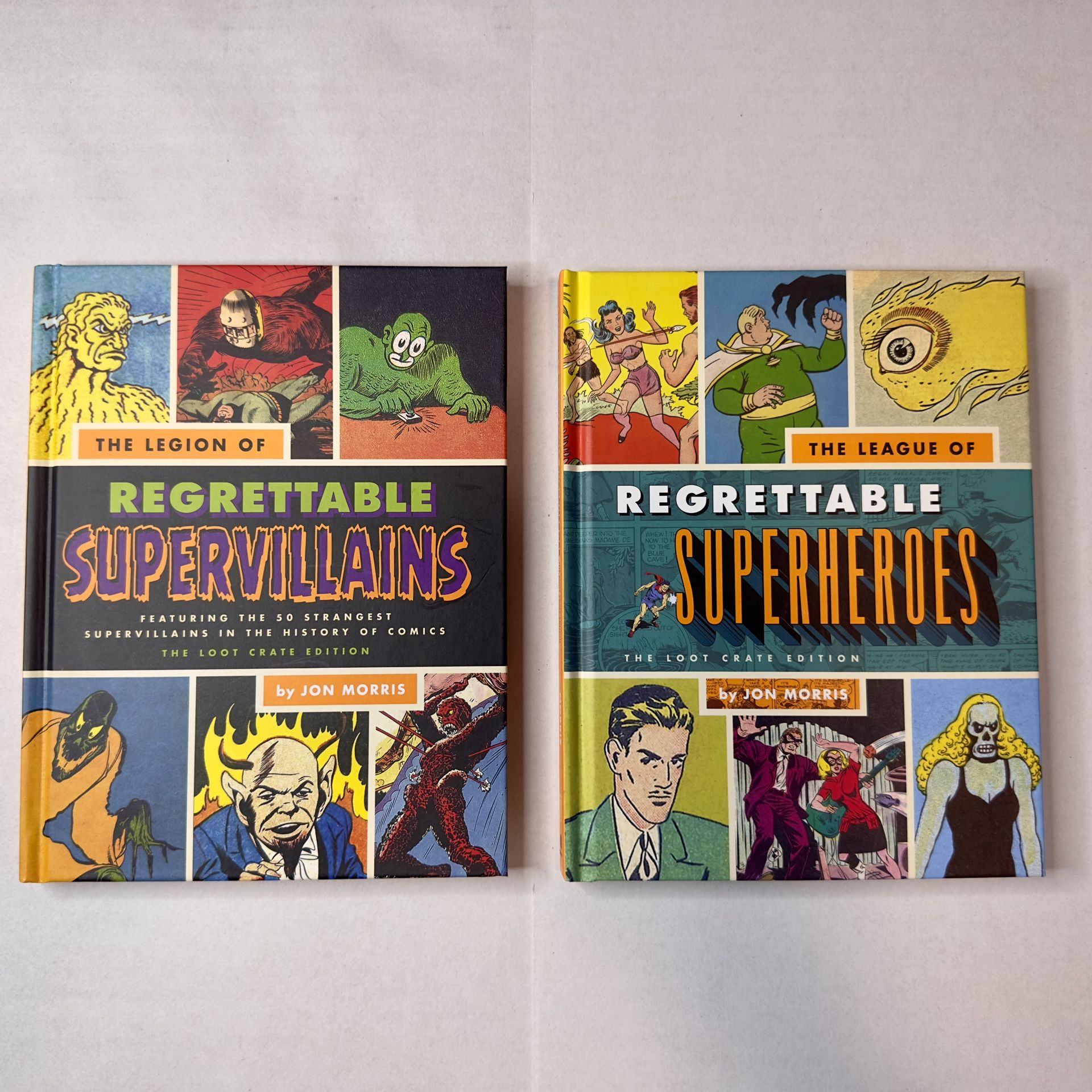 League Of Regrettable And Unforgettable Superheroes And Super Villain Books