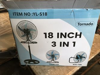 GET READY FOR THE SUMMER | I HAVE 3 Brand NEW 18 Inch FANS IN THEIR BOX READY TO GO!!!