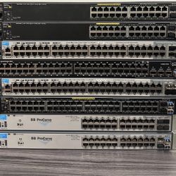 Network Switches Lot (8 See Photo)