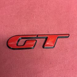 GT Small Red Car Badge