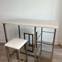 high top table and stool set  