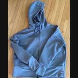 WOMENS M NIKE FULL ZIP HOODIE JACKET GREY