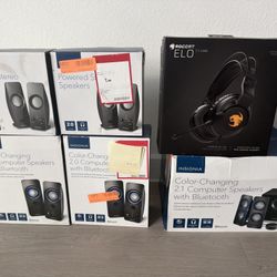 Speaker & Gaming Headset Bundle – Like New 