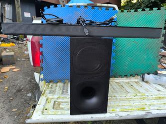 Sony sound bar with subwoofer