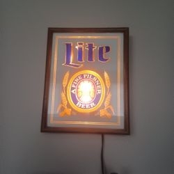 Miller Light Electric Sign