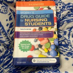 Mosby’s drug Guide for Nursing Students 12th Edition