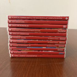 Empty Nintendo Switch Cases