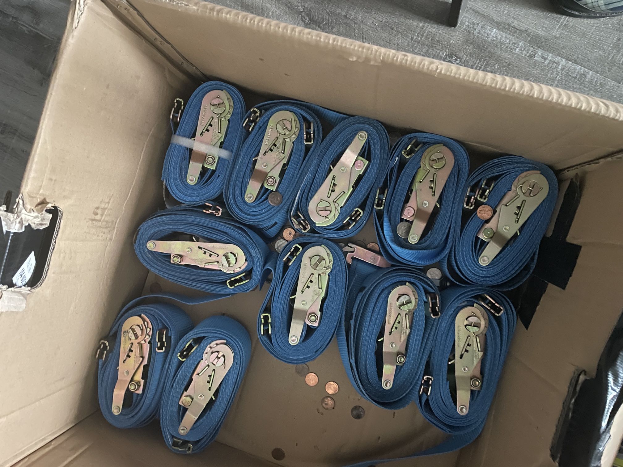 Inside Trailer Load Straps