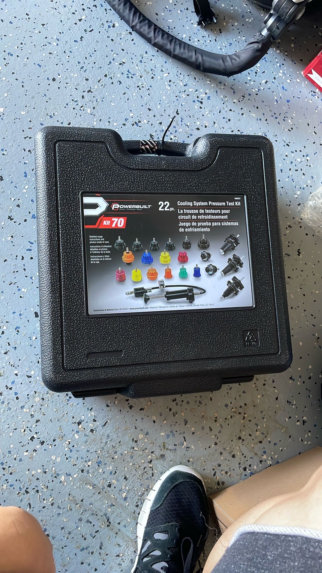 Cooling System Pressure Test Kit 22pc