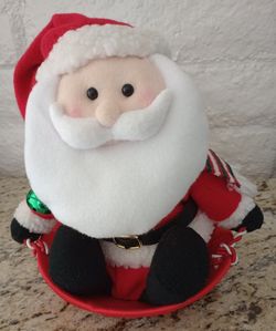 Lighted Sled Sleigh Ride, Rocking Out Singing Santa🎵 