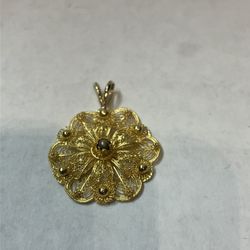 18k Gold Pendant #109729-2 MJ