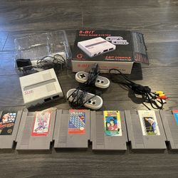 Clone Nintendo NES Console Plus 6 Games