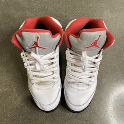 Nike Jordan 5 Fire Red 2020 Size 6