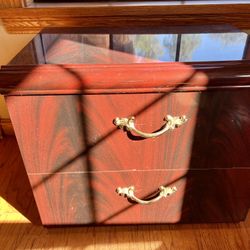 Mahogany Dresser With Mirror 