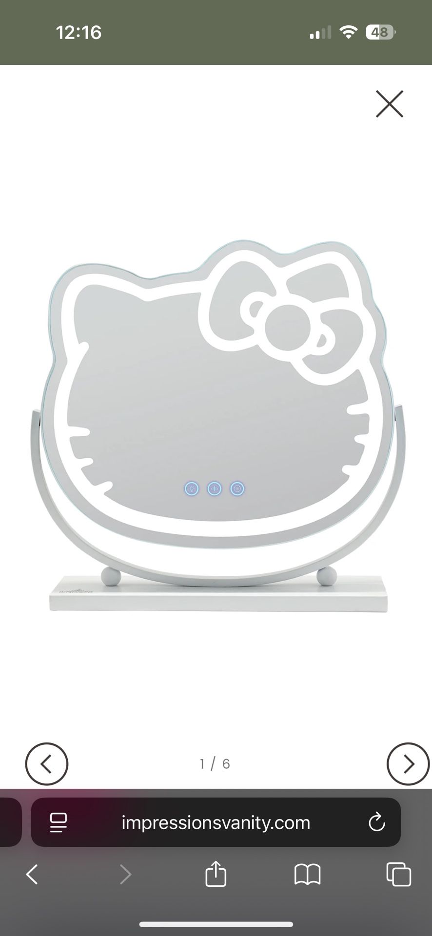 Hello Kitty Mirror 
