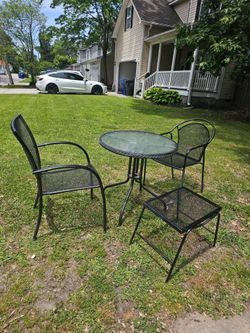 Table and chairs