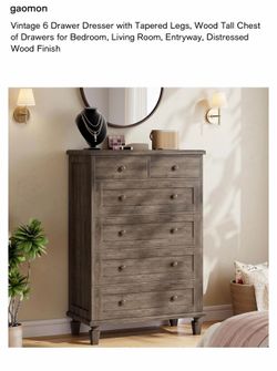 6 Drawer Dresser
