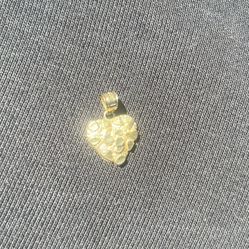 Gold Nugget Pendant 