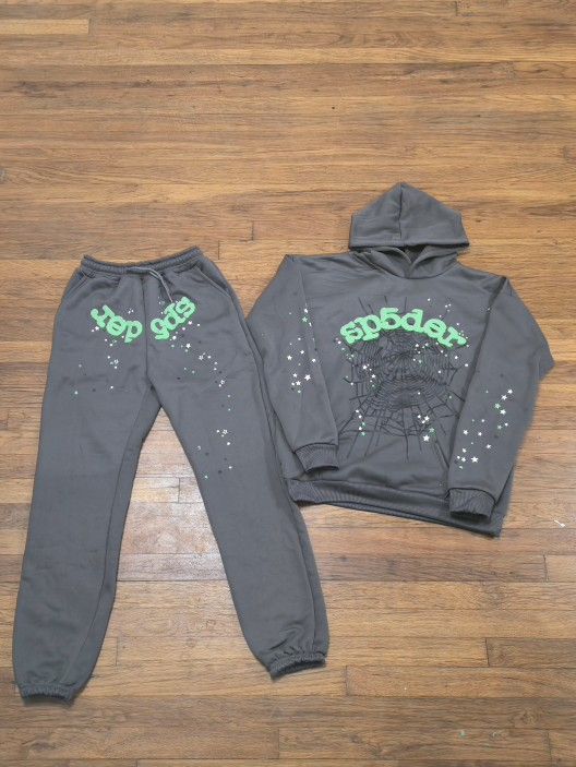Sp5der Worldwide Splatter Sweatsuit (Hoodie & Joggers)