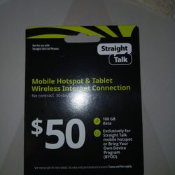 Straight Talk Mobile Hotspot & Tablet 100GB 