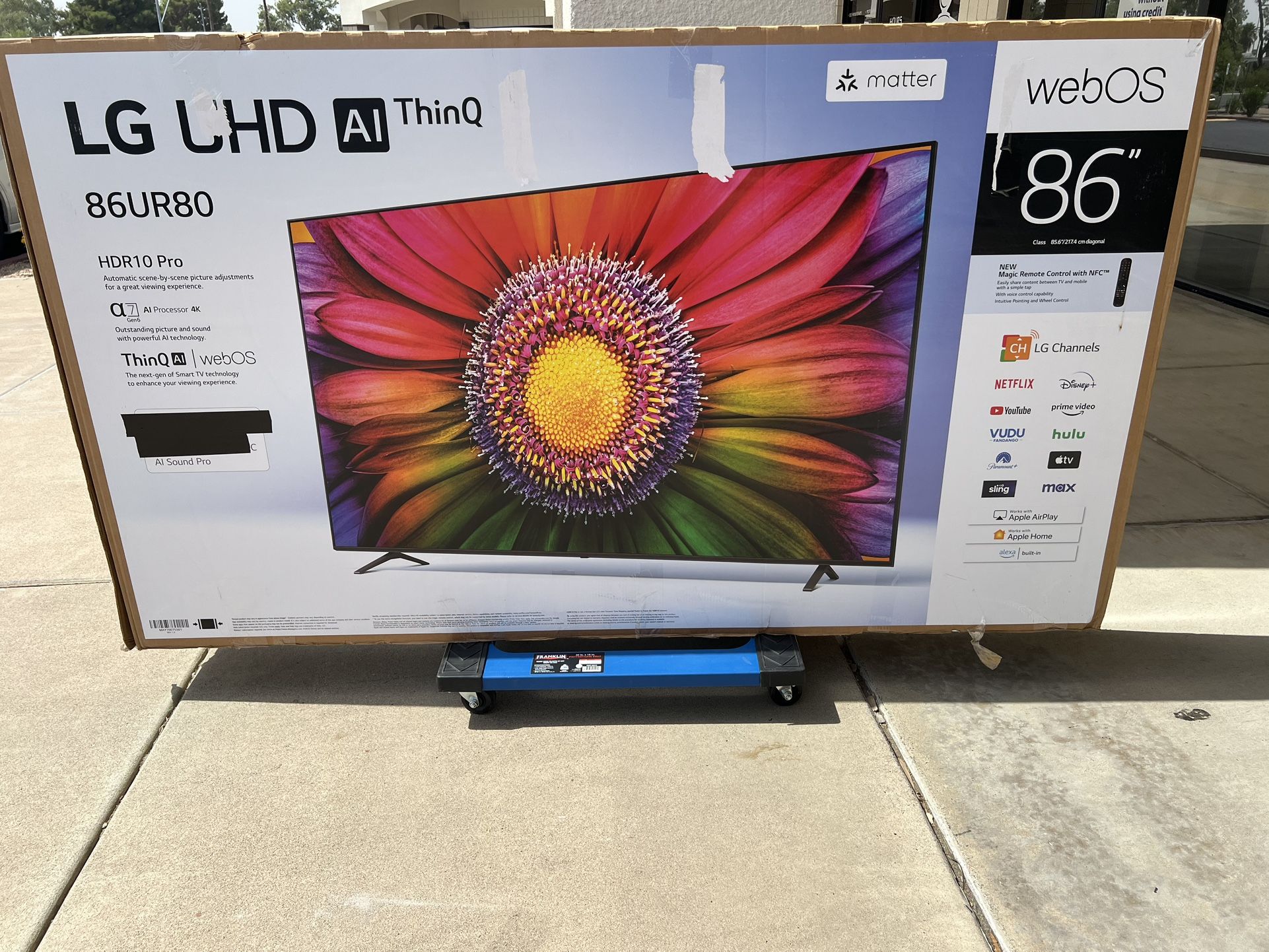 86 Lg Tv Smart 4k $55 Down On Financing Free Delivery 