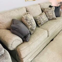 Sofa And Loveseat Set Color Options By Ashley Furniture Kananwood 🌟No Needed Credit Check 💛 $39 Down Payment with Financing