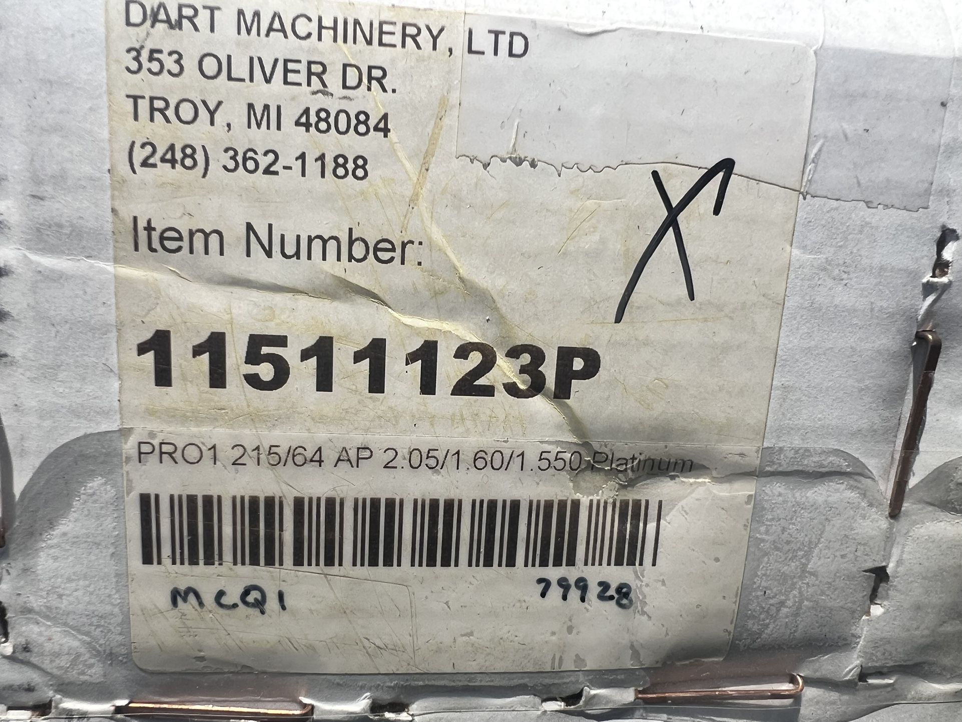 Dart Pro 1 215 SBC Heads New In Box