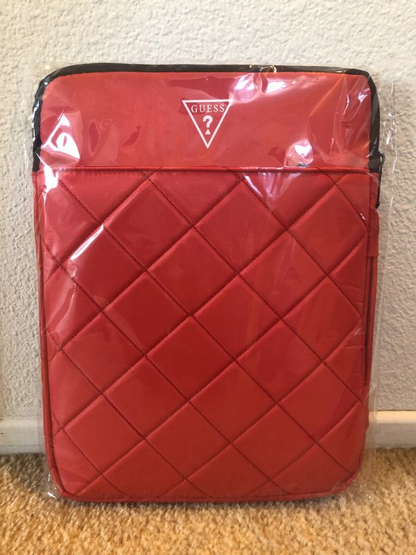 Nwt Guess Laptop Bag Red Quilted For In Fontana Ca Offerup