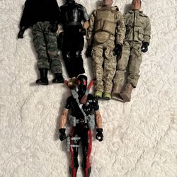 Deadpool And Soldiers Action Figures
