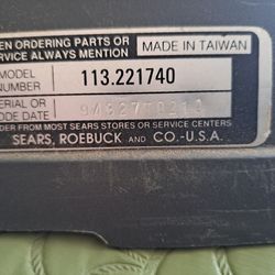 Pre-owned Sears Craftsman 10" Table Bench Saw 