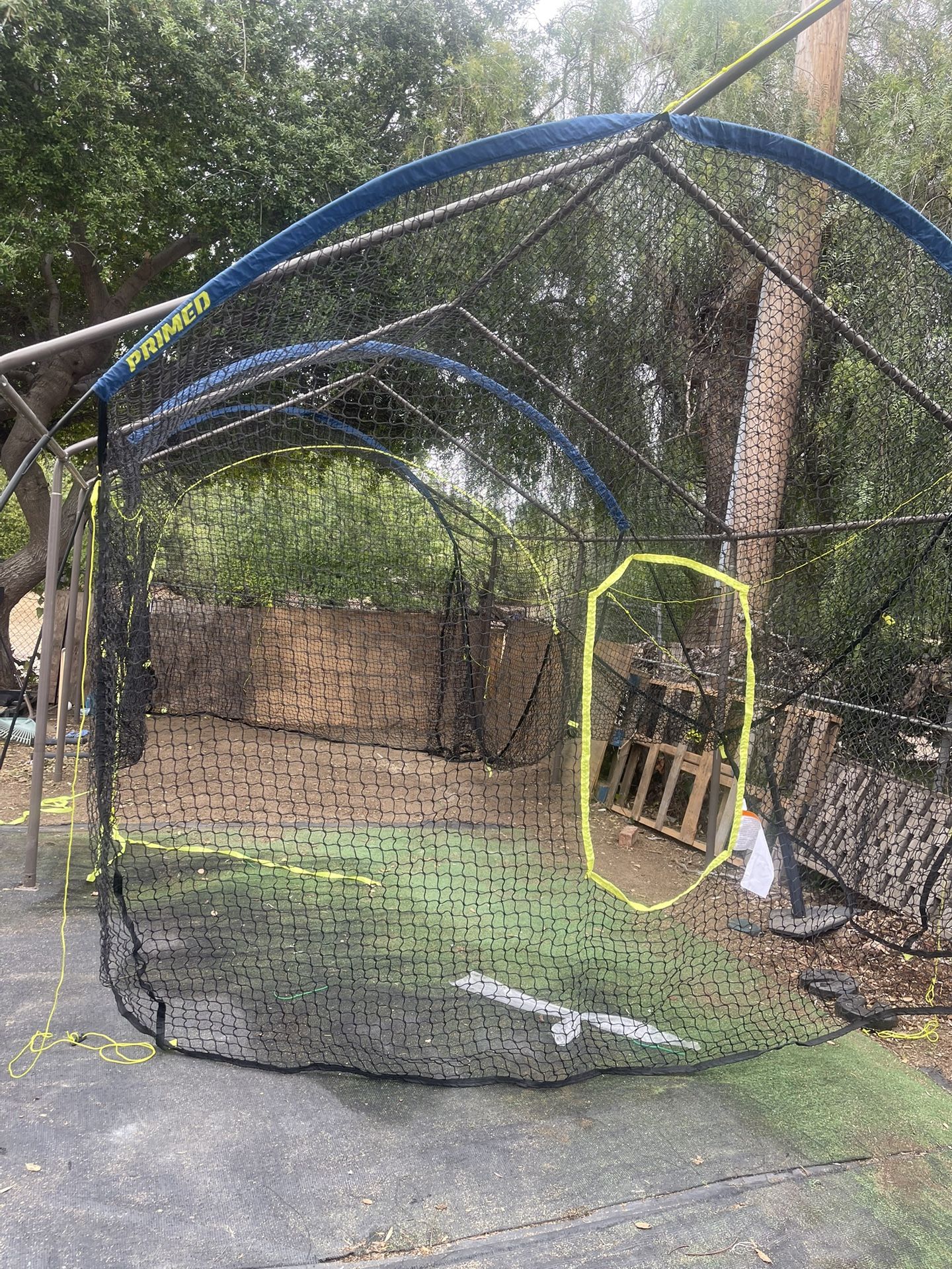 Primed Batting Cage hitting Tunnel