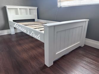 Twin Solid Wood Bed Frame $280
