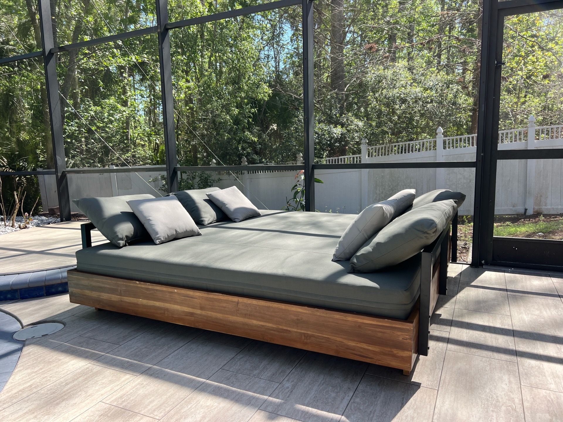 Three Outdoor Day Beds Custom-made in Bali