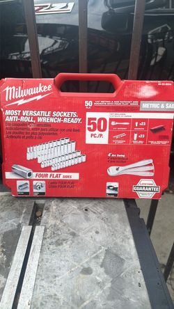 Milwaukee 1/4metric set 50 pc