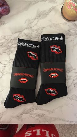 Chrome Hearts Matty Boy Lip Crew Socks – 2 Pack