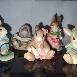 Bulk Lot - 7 My Blushing Bunnies Figurines