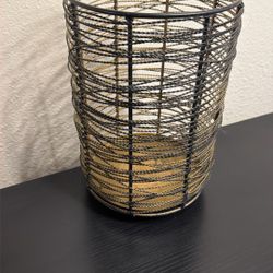 Decorative Holder - Black & Gold