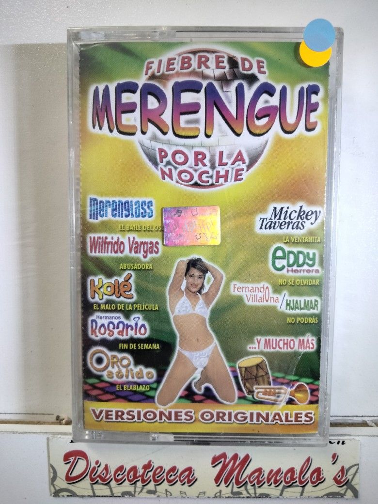 FIEBRE DE MERENGUE POR LA NOCHE - VARIOS INTERPRETES - CASSETTE 