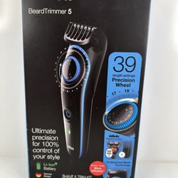 Braun BT5240 Beard Trimmer 5 Shave & Trim Kit 39 Length Settings NEW Sealed